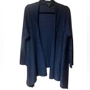 Lane Bryant‎ Metallic Knit Cardigan Sweater